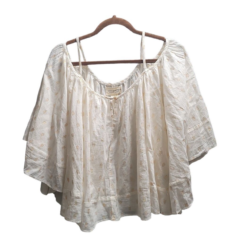 Denim & Supply, Ralph Lauren, Cold Shoulder Top size Small